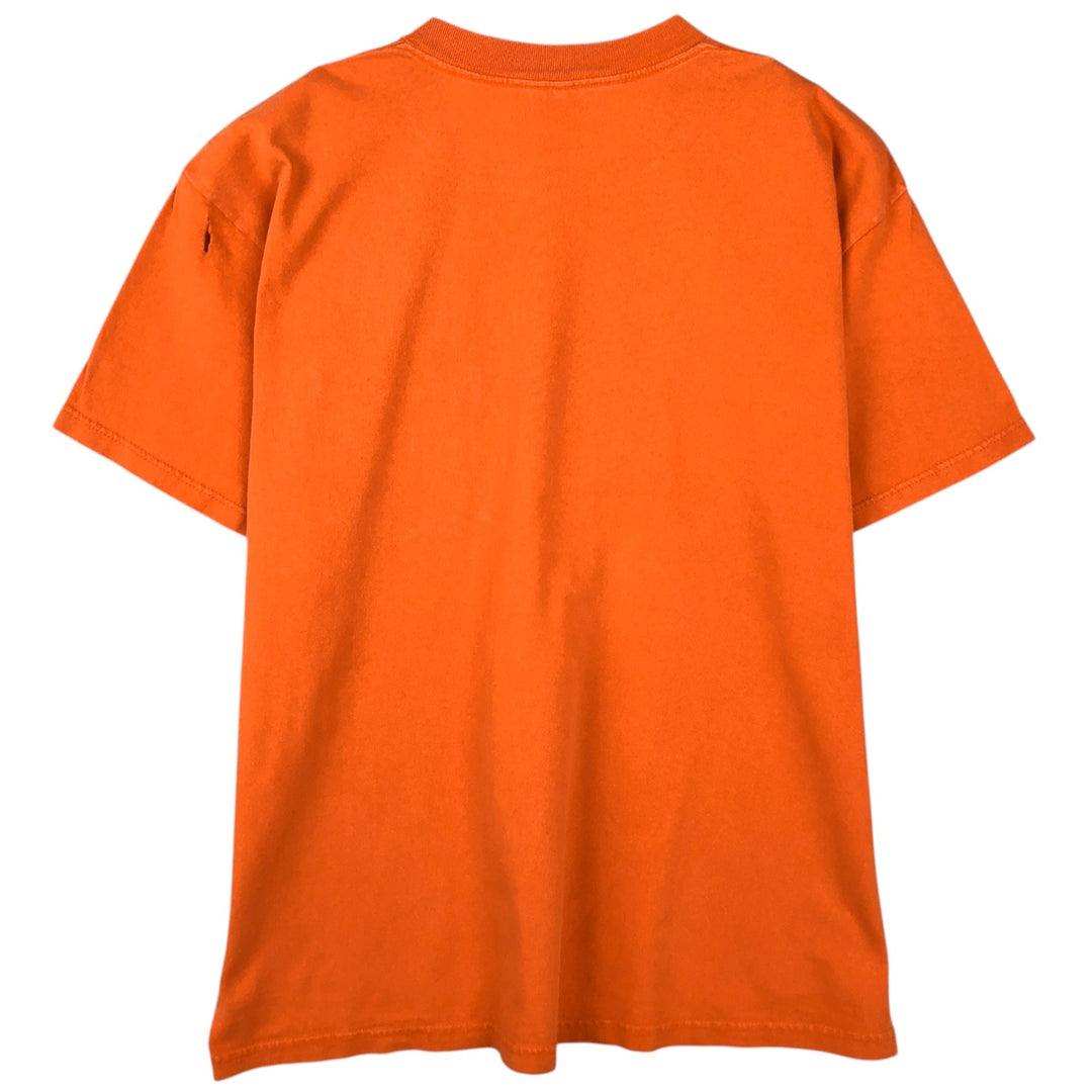 Dickies Short-Sleeve T-Shirt with One-Point Logo Pocket, Made in USA, Men's Size XL (approx.) cotton orange type Vintage Second Hand