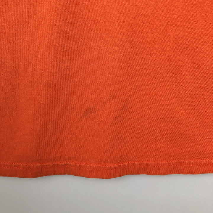 Dickies Short-Sleeve T-Shirt with One-Point Logo Pocket, Made in USA, Men's Size XL (approx.) cotton orange type Vintage Second Hand