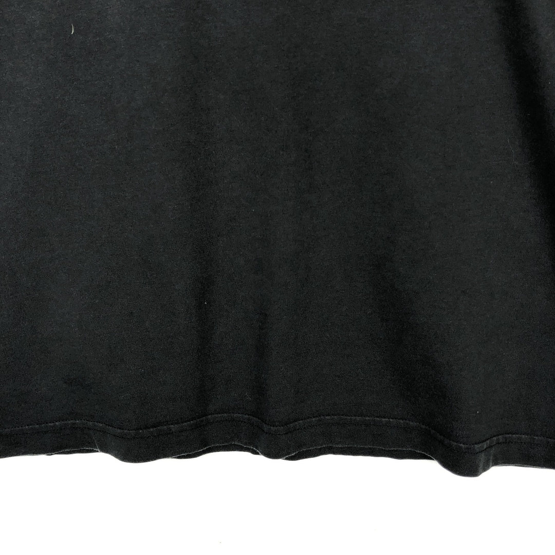 Brooks Brothers 1818 Short-Sleeve T-Shirt with One-Point Logo, Men's Size M (approx.) cotton black type Vintage Second Hand