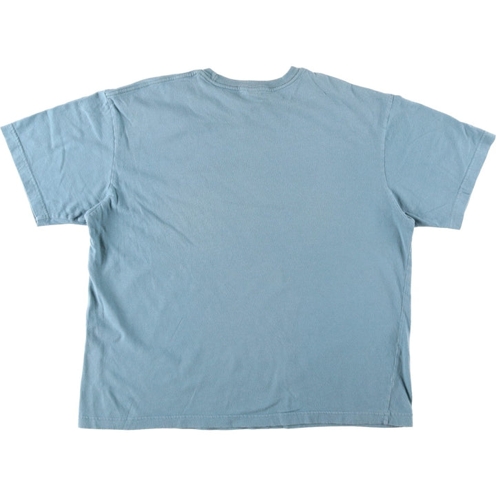 90'S GAP Short-Sleeve Logo T-Shirt, Men's Size XL (Equivalent), Vintage cotton Blue type light blue Vintage Second Hand
