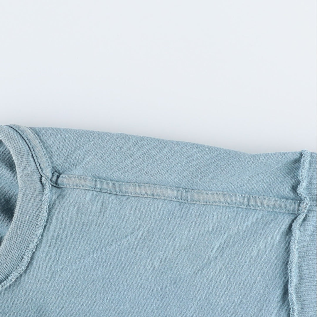90'S GAP Short-Sleeve Logo T-Shirt, Men's Size XL (Equivalent), Vintage cotton Blue type light blue Vintage Second Hand