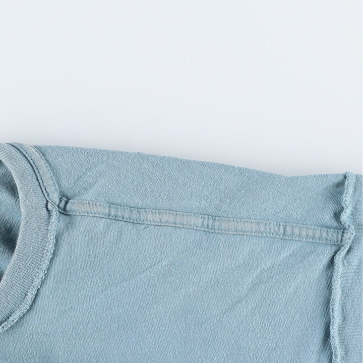 90'S GAP Short-Sleeve Logo T-Shirt, Men's Size XL (Equivalent), Vintage cotton Blue type light blue Vintage Second Hand