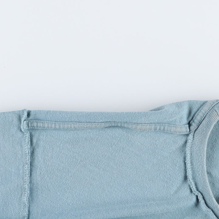 90'S GAP Short-Sleeve Logo T-Shirt, Men's Size XL (Equivalent), Vintage cotton Blue type light blue Vintage Second Hand