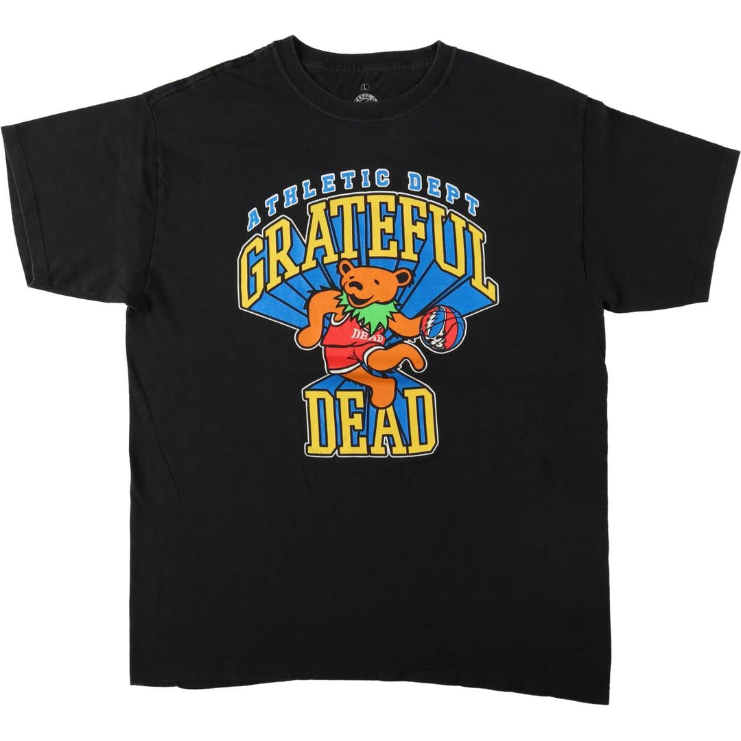 GRATEFUL DEAD DEAD BEAR Band T-shirt (Men's size L equivalent) cotton black type Vintage Second Hand
