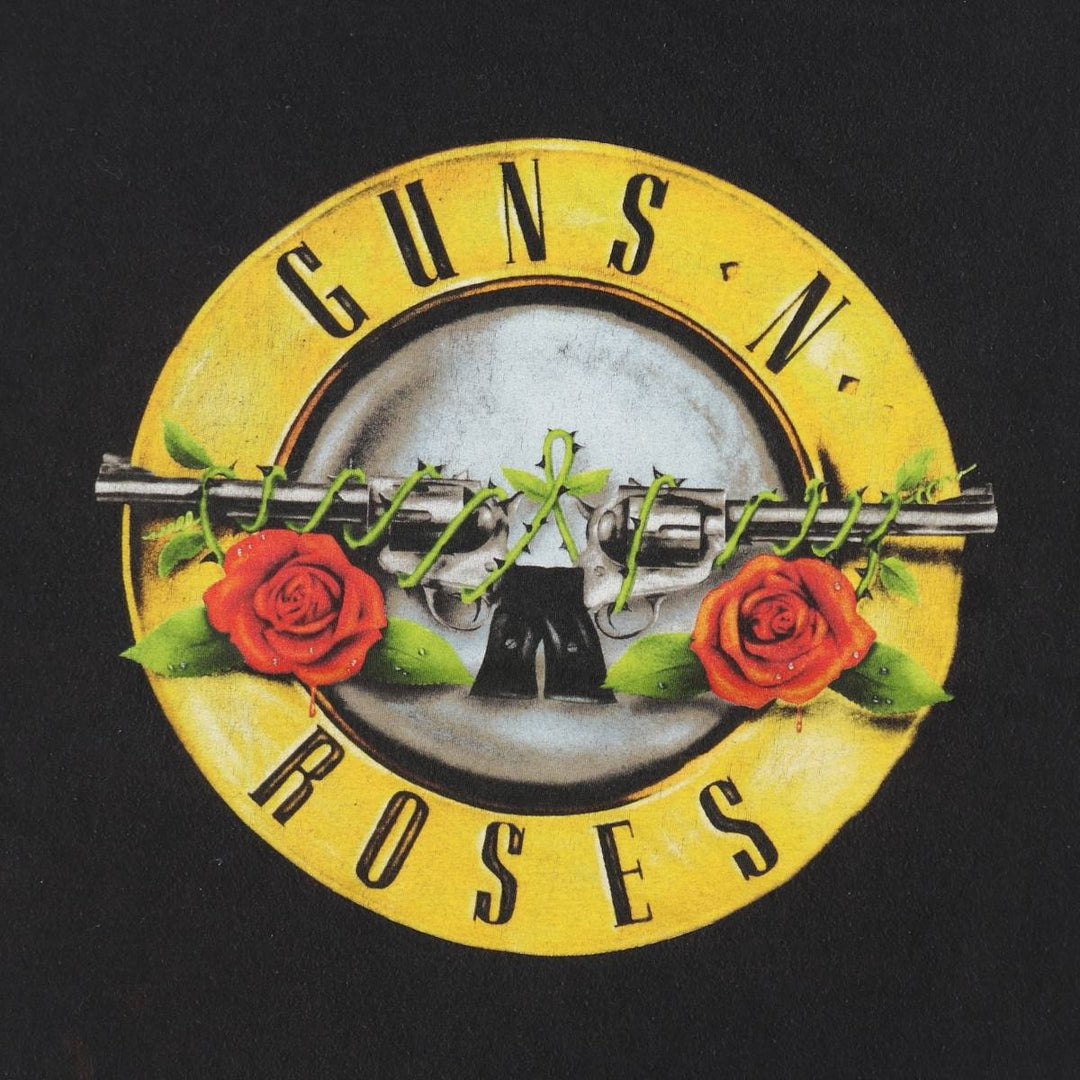 GUNS N' ROSES Guns N' Roses Band T-shirt Band T Men's L size cotton black type Vintage Second Hand