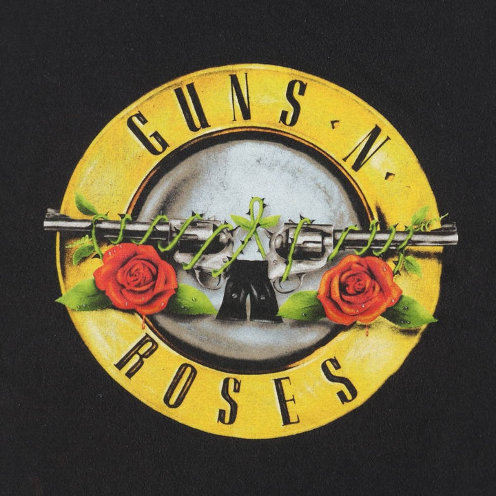 GUNS N' ROSES Guns N' Roses Band T-shirt Band T Men's L size cotton black type Vintage Second Hand