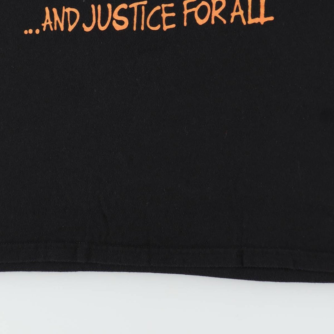 METALLICA Metallica Band T-shirt Band T Men's XL size unclear black type Vintage Second Hand