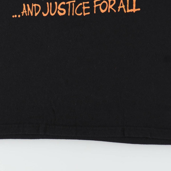 METALLICA Metallica Band T-shirt Band T Men's XL size unclear black type Vintage Second Hand