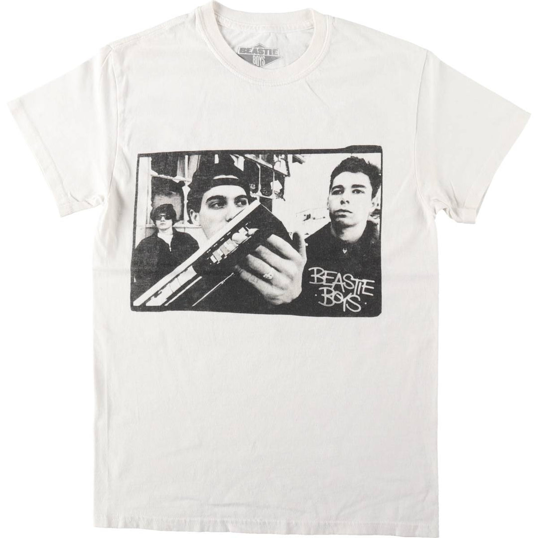 BEASTIE BOYS Rap T-Shirt (Men's Size S) cotton white type Vintage Second Hand