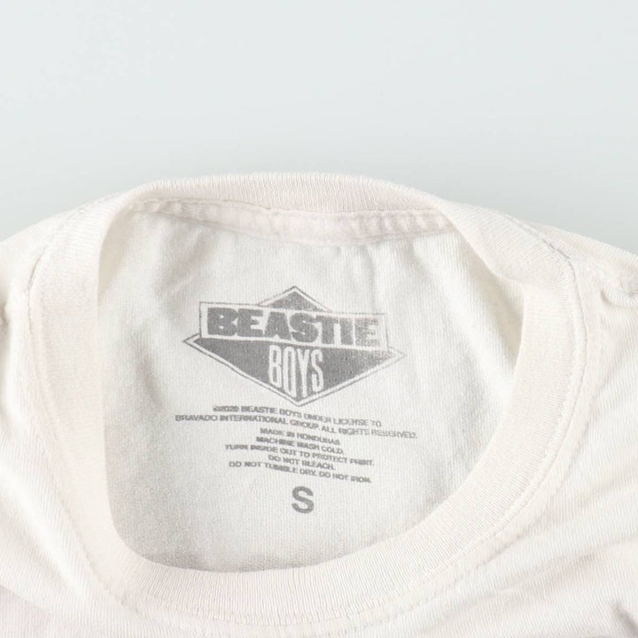 BEASTIE BOYS Rap T-Shirt (Men's Size S) cotton white type Vintage Second Hand