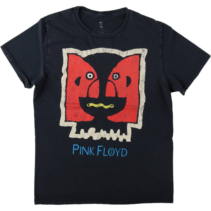 PINK FLOYD Pink Floyd Band T-shirt Band T Men's M size cotton black type Vintage Second Hand