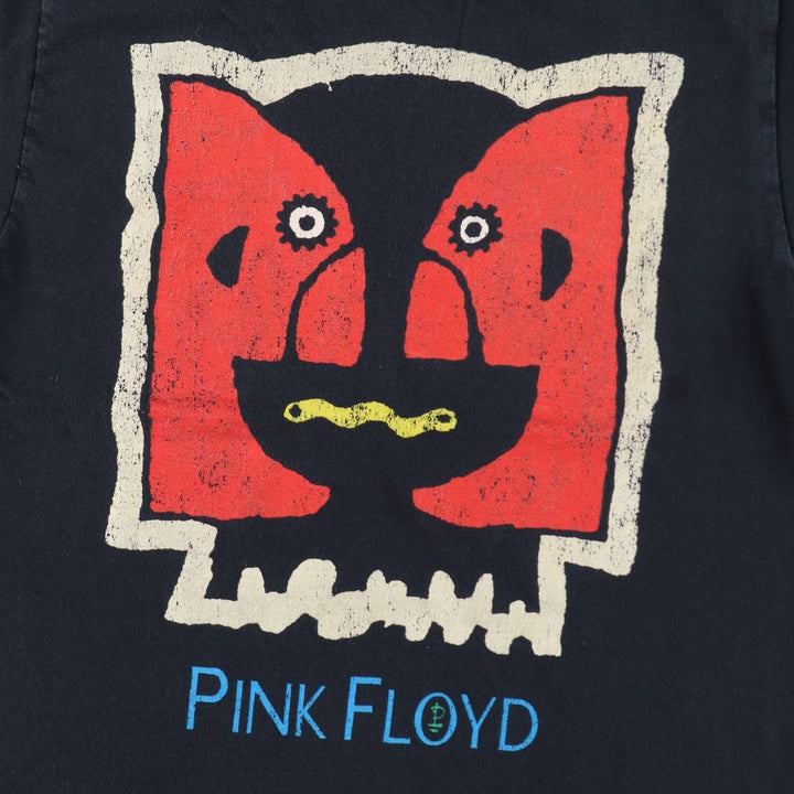 PINK FLOYD Pink Floyd Band T-shirt Band T Men's M size cotton black type Vintage Second Hand