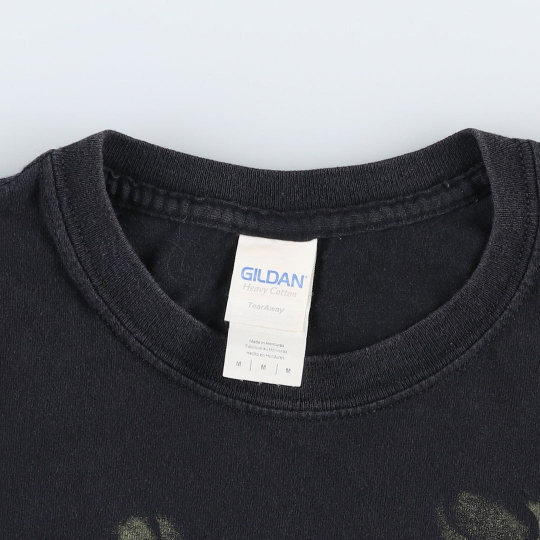 Gildan Heavy Cotton Metallica Band T-Shirt (Men's Size M) cotton black type Vintage Second Hand