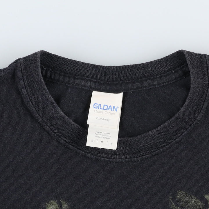 Gildan Heavy Cotton Metallica Band T-Shirt (Men's Size M) cotton black type Vintage Second Hand