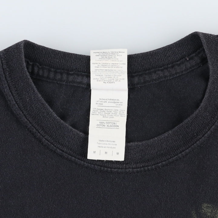 Gildan Heavy Cotton Metallica Band T-Shirt (Men's Size M) cotton black type Vintage Second Hand