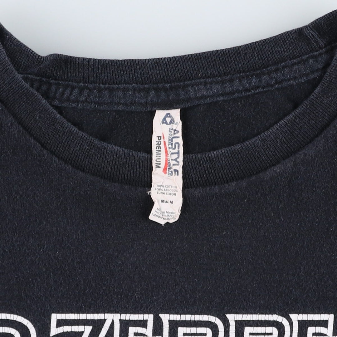 ALSTYLE LED ZEPPELIN Band T-shirt (Men's size M) cotton black type Vintage Second Hand