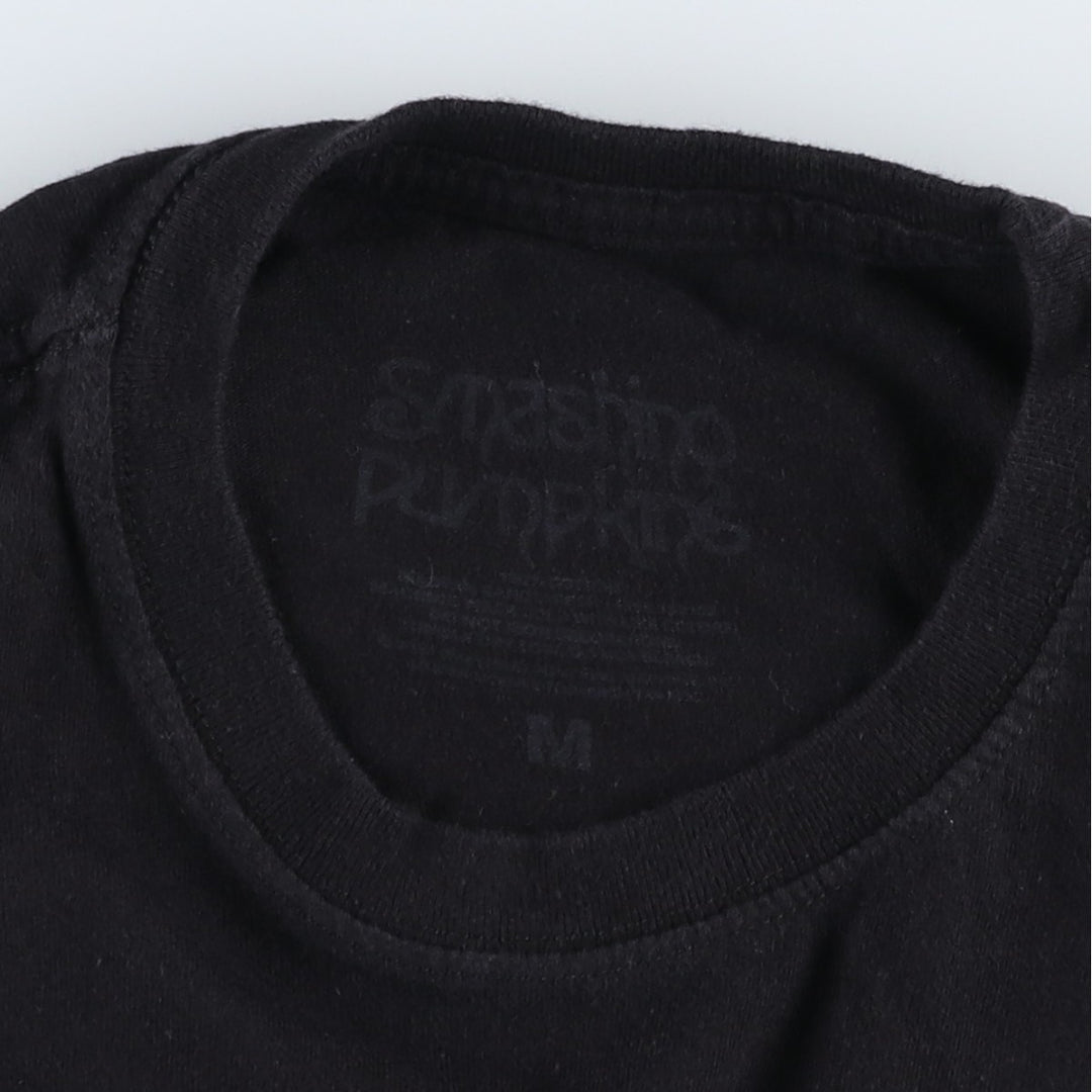 THE SMASHING PUMPKINS Smashing Pumpkins Band T-shirt Band T Men's M equivalent cotton black type Vintage Second Hand