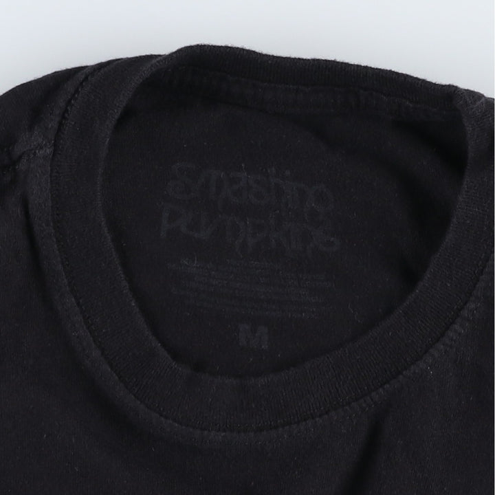 THE SMASHING PUMPKINS Smashing Pumpkins Band T-shirt Band T Men's M equivalent cotton black type Vintage Second Hand
