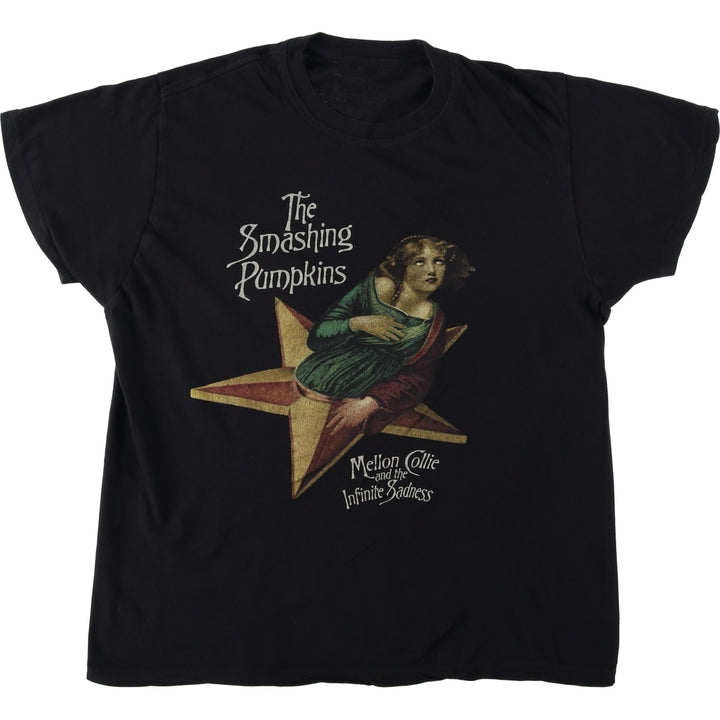 THE SMASHING PUMPKINS Smashing Pumpkins Band T-shirt Band T Men's L size cotton black type Vintage Second Hand