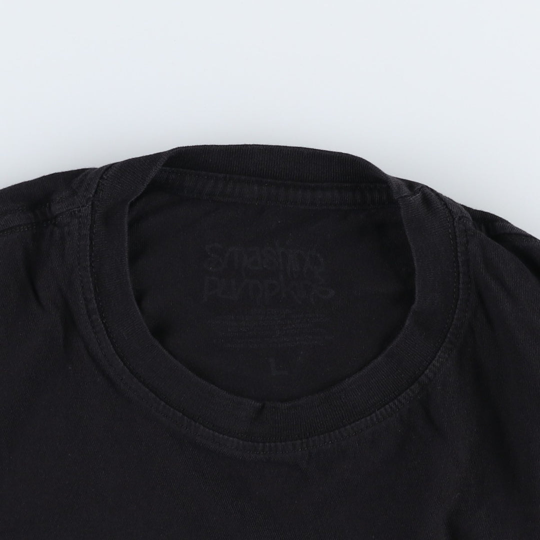 THE SMASHING PUMPKINS Smashing Pumpkins Band T-shirt Band T Men's L size cotton black type Vintage Second Hand
