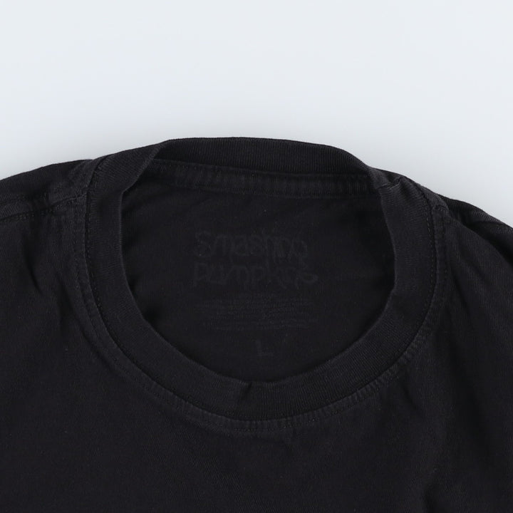 THE SMASHING PUMPKINS Smashing Pumpkins Band T-shirt Band T Men's L size cotton black type Vintage Second Hand