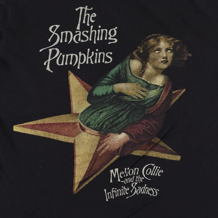 THE SMASHING PUMPKINS Smashing Pumpkins Band T-shirt Band T Men's L size cotton black type Vintage Second Hand