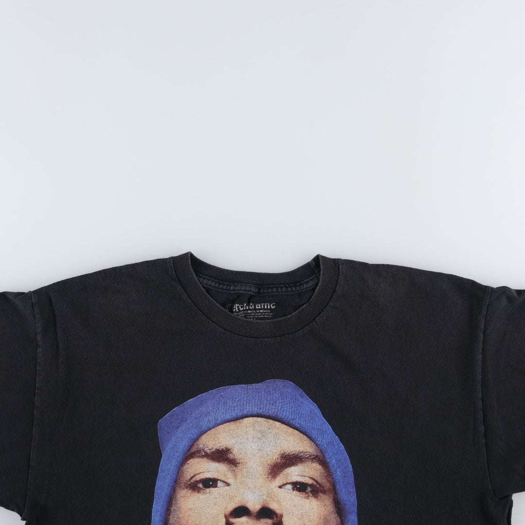 Merch Traffic Snoop Dogg Wrap T-Shirt (Men's XL equivalent) cotton black type Vintage Second Hand
