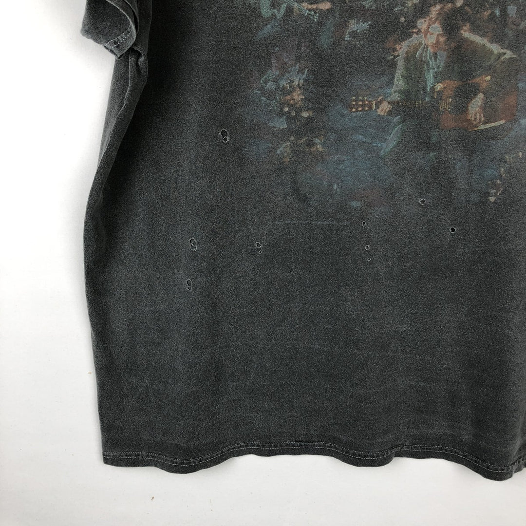 NIRVANA Nirvana Band T-shirt, Band T, Men's XL size cotton gray type Vintage Second Hand
