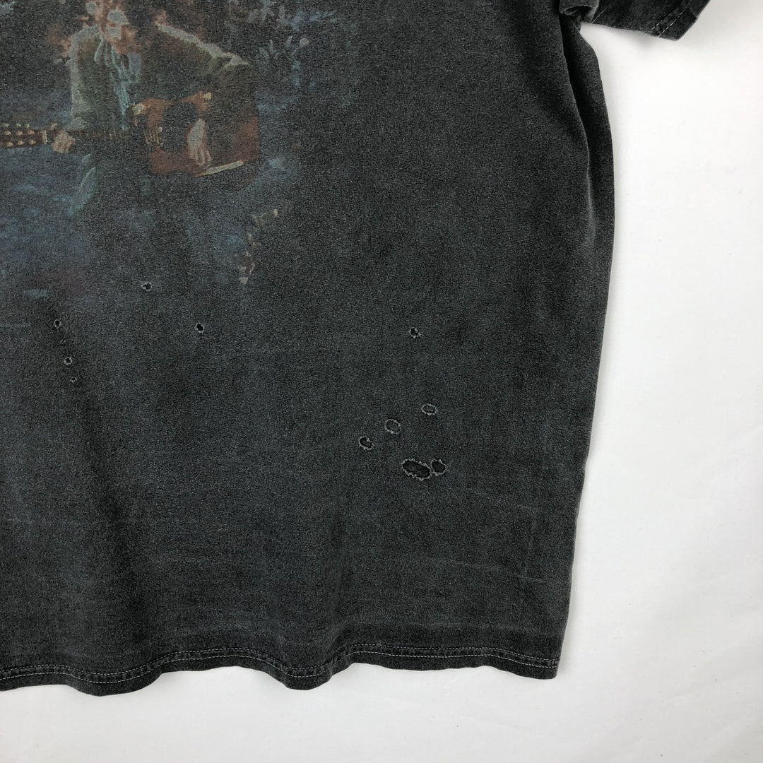 NIRVANA Nirvana Band T-shirt, Band T, Men's XL size cotton gray type Vintage Second Hand