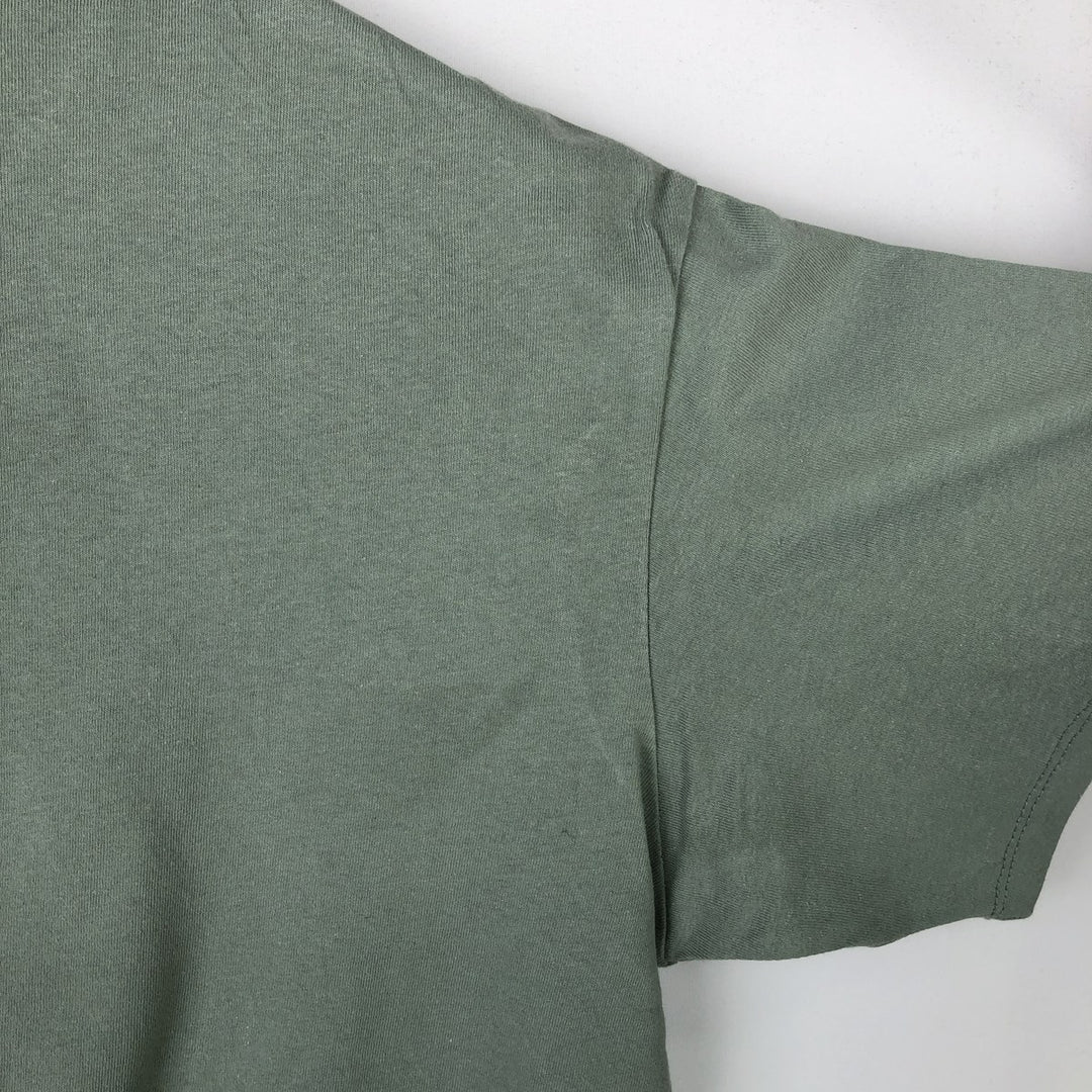 NIRVANA Nirvana Band T-shirt, Band T, Men's L size unclear Khaki type sage green Vintage Second Hand