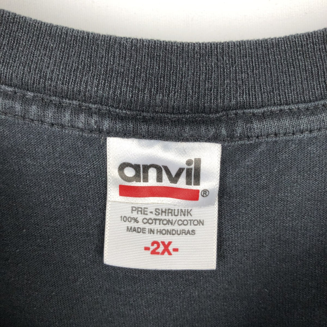 00'S Anvil AC cotton black type Vintage Second Hand