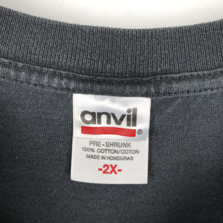 00'S Anvil AC cotton black type Vintage Second Hand