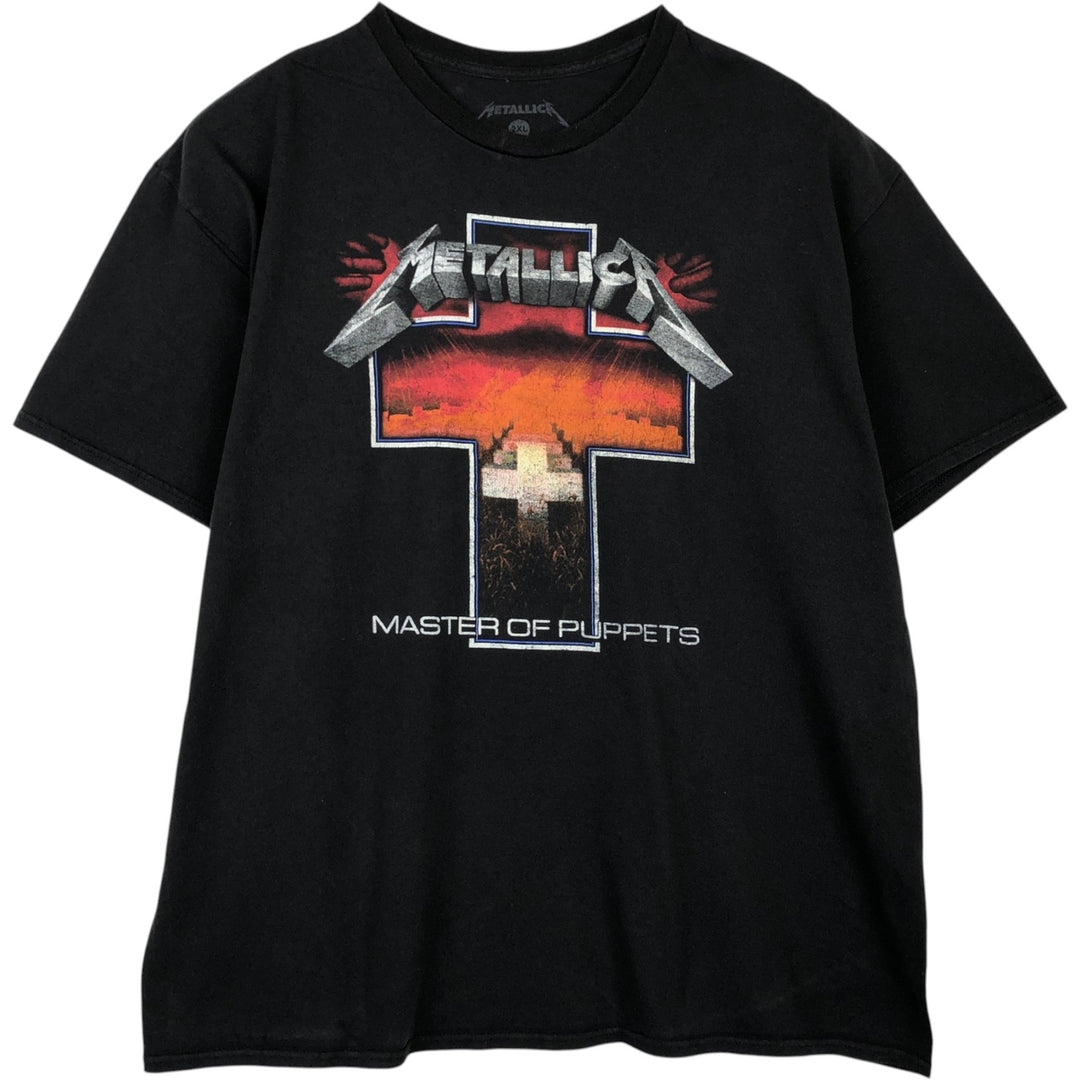 METALLICA Metallica Band T-shirt Band T Men's XXL cotton black type Vintage Second Hand