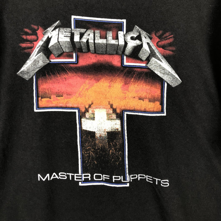METALLICA Metallica Band T-shirt Band T Men's XXL cotton black type Vintage Second Hand