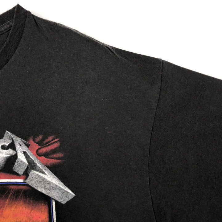 METALLICA Metallica Band T-shirt Band T Men's XXL cotton black type Vintage Second Hand