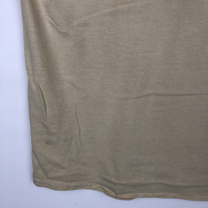 THE BEATLES Band T-shirt, Men's L size cotton Beige type Vintage Second Hand
