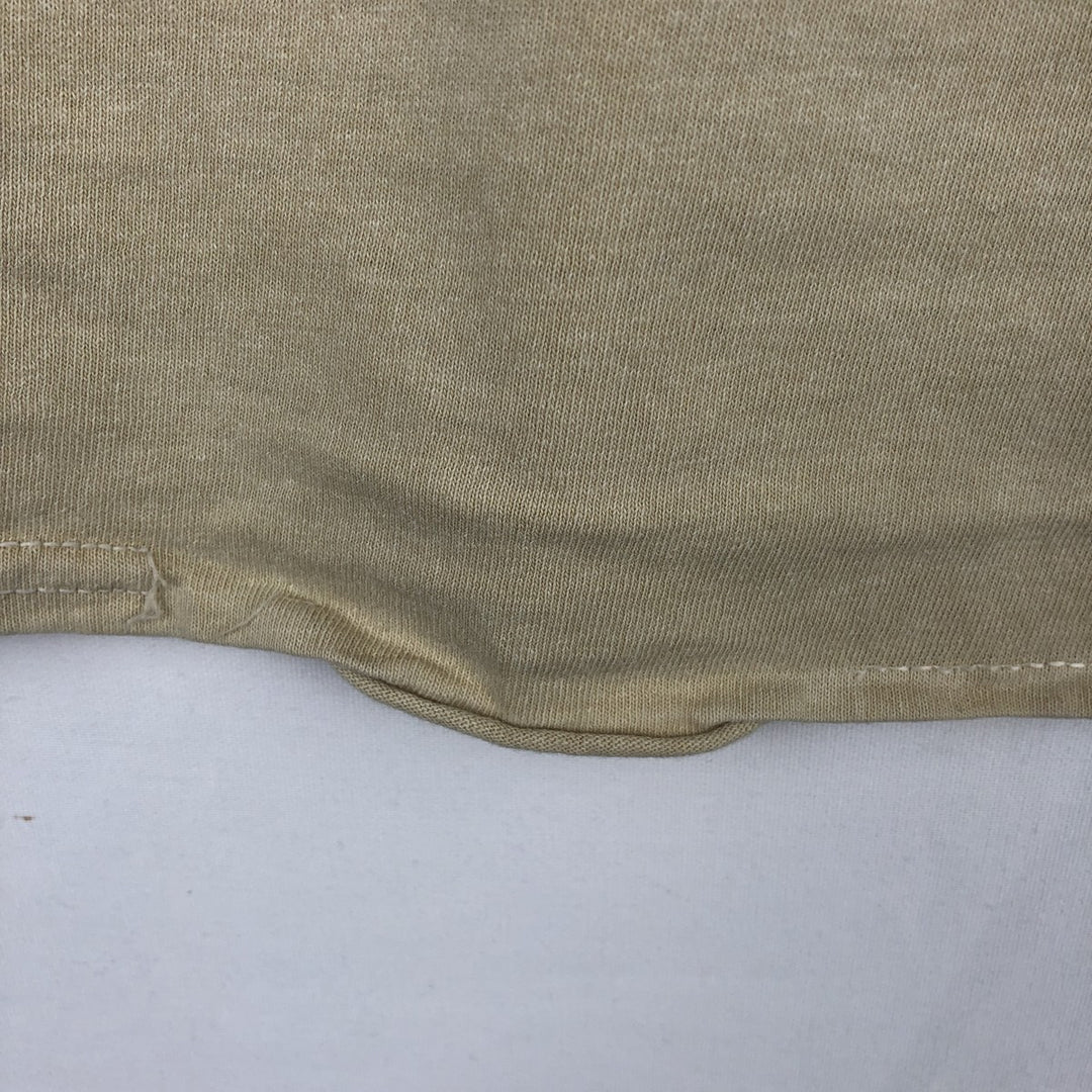 THE BEATLES Band T-shirt, Men's L size cotton Beige type Vintage Second Hand