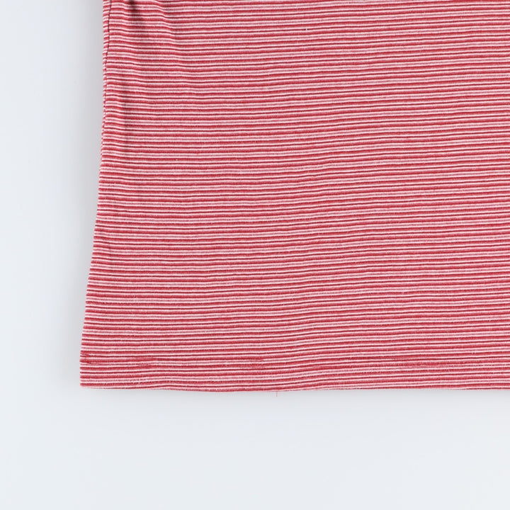 2000'S Columbia Short-Sleeve Striped T-Shirt, Men's Size M (approx.) unclear red type Vintage Second Hand