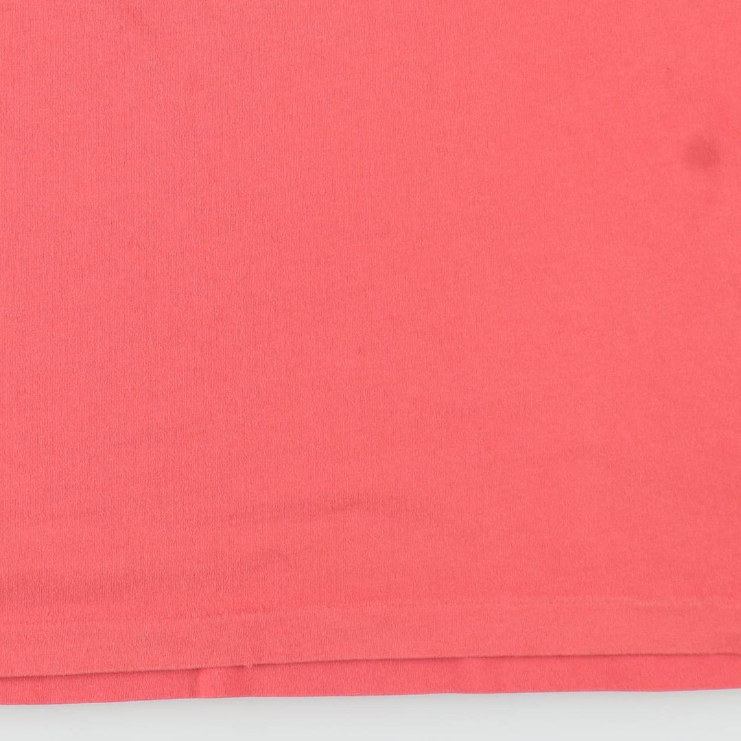 Ralph Lauren POLO by Ralph Lauren V-neck short-sleeve one-point logo T-shirt, men's size L unclear pink type Vintage Second Hand