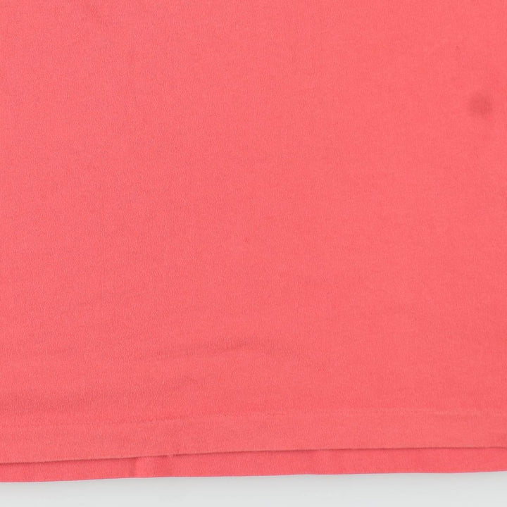 Ralph Lauren POLO by Ralph Lauren V-neck short-sleeve one-point logo T-shirt, men's size L unclear pink type Vintage Second Hand