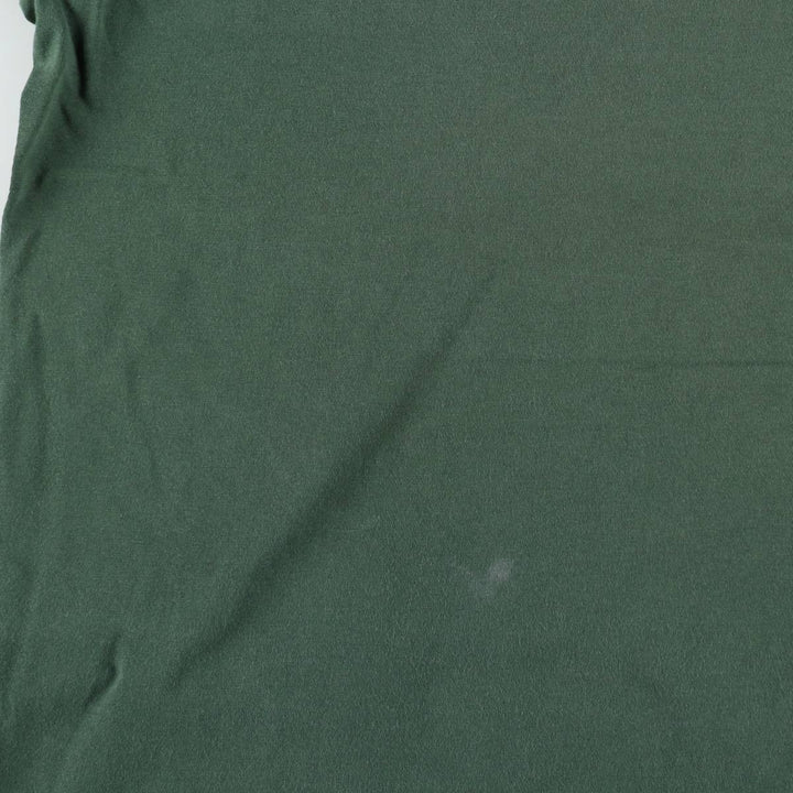 Ralph Lauren POLO by Ralph Lauren V-neck short-sleeve one-point logo T-shirt, men's size L cotton Khaki type Vintage Second Hand