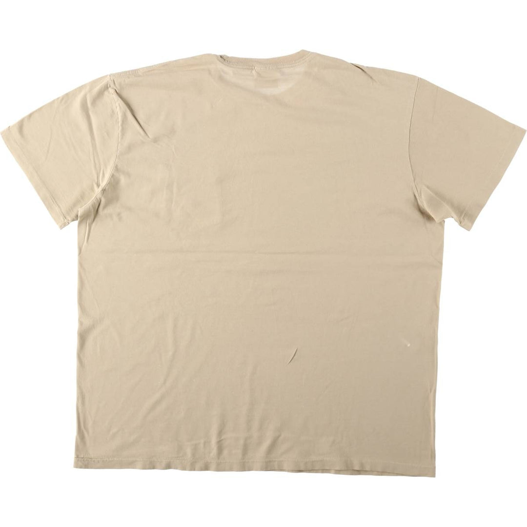 Ralph Lauren POLO by Ralph Lauren Short Sleeve One Point Logo Pocket T-Shirt Men's L cotton Beige type Vintage Second Hand