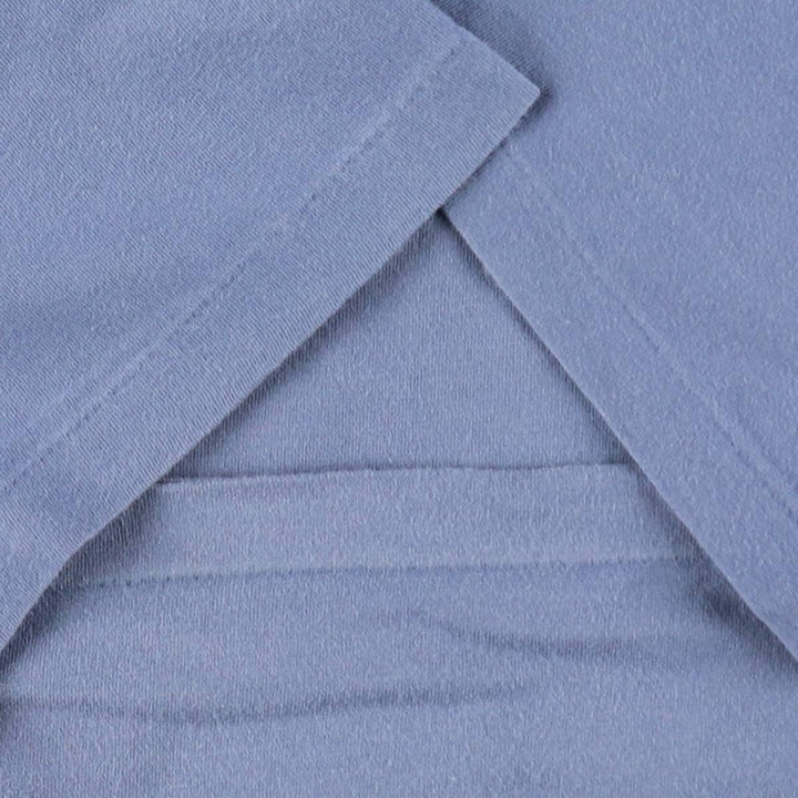 Ralph Lauren POLO by Ralph Lauren V-neck short-sleeved T-shirt with a single logo, men's size M (approx.) cotton blue type Vintage Second Hand