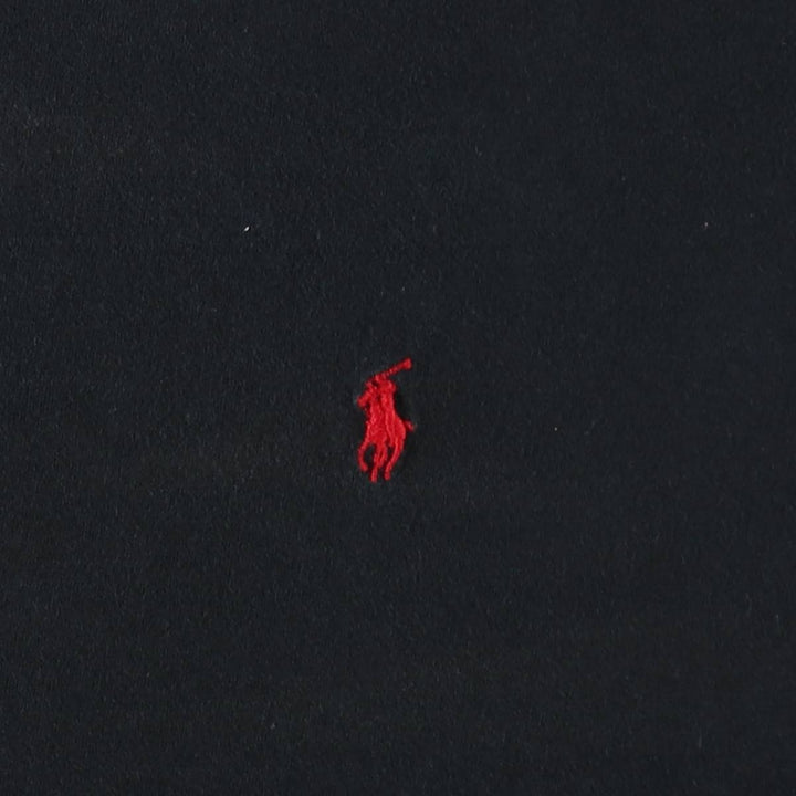 Ralph Lauren POLO by Ralph Lauren Short-Sleeve T-Shirt with One-Point Logo, Men's Size XL (approx.) cotton black type Vintage Second Hand