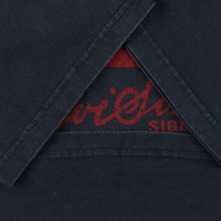 Levi's Signature Short-Sleeve Logo T-Shirt, Men's Size XL (approx.) cotton navy blue type Vintage Second Hand