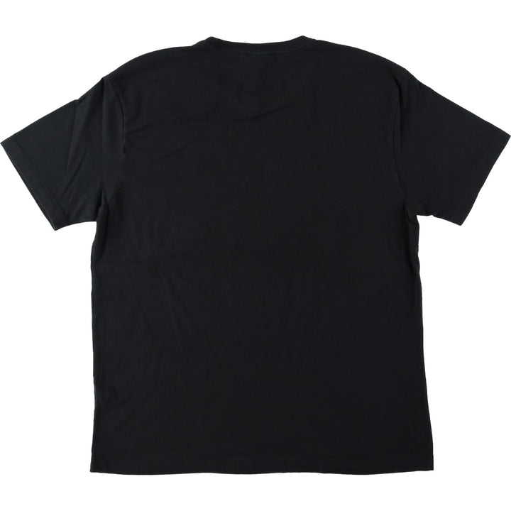 Ralph Lauren POLO by Ralph Lauren short sleeve one point logo T-shirt men's M size cotton black type Vintage Second Hand