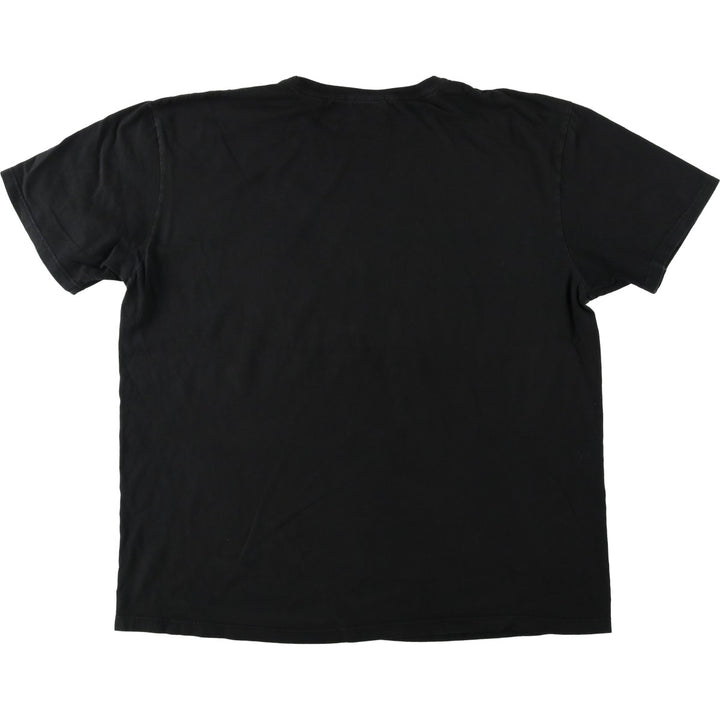 Ralph Lauren POLO by Ralph Lauren short sleeve one point logo T-shirt men's L size cotton black type Vintage Second Hand
