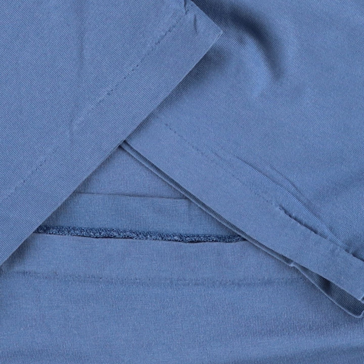 Ralph Lauren POLO by Ralph Lauren short sleeve one point logo T-shirt men's M size cotton Blue type light blue Vintage Second Hand