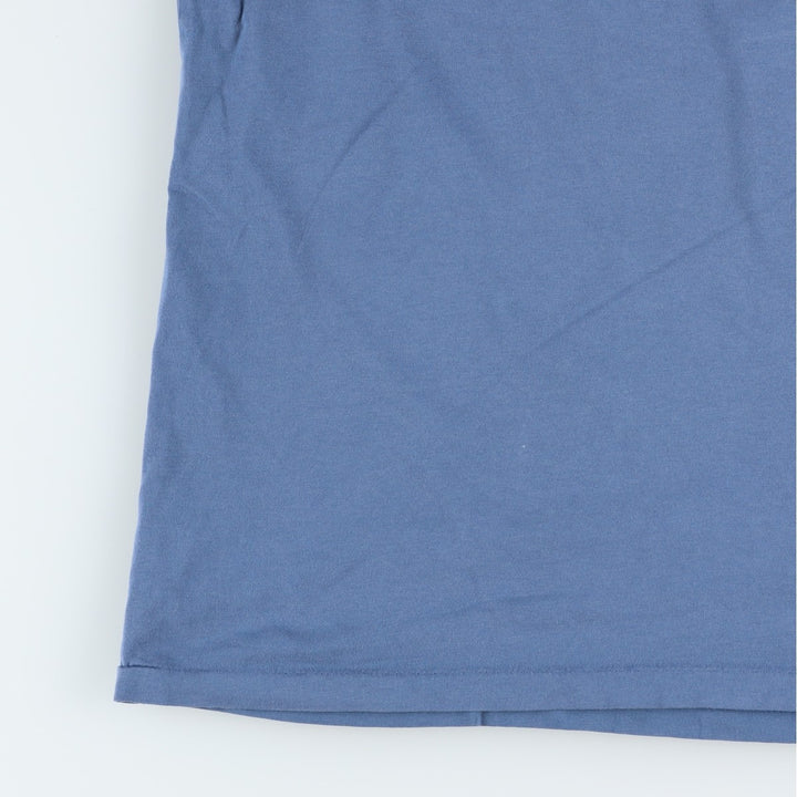 Ralph Lauren POLO by Ralph Lauren short sleeve one point logo T-shirt men's M size cotton Blue type light blue Vintage Second Hand