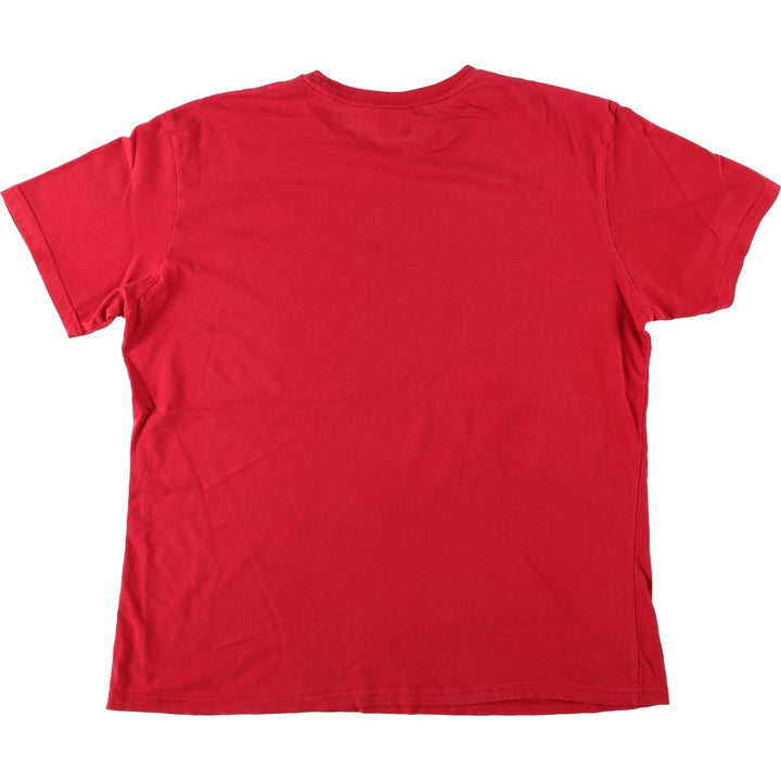 Ralph Lauren POLO by Ralph Lauren Short-Sleeve Printed T-Shirt, Men's Size L (approx.) cotton red type Vintage Second Hand
